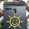 CHIPEL Lockable Outdoor Indoor Single-Family House Mail Manager, Cartoon Wall-Mounted Galvanized Iron Mail Box,Rainproof Dean's Suggestion Box-Suitable for Hospital and Kindergarten (Color : A) view 4
