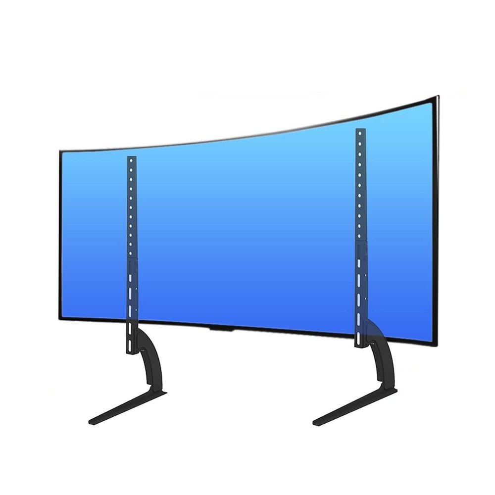 Universal TV Stand Table Top TV Stand, 5 Level Height Adjustable Tabletop TV Base With Infinite Extension Left And Right, For Most 32 To 65 Inch LCD LED TVs