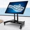 JOuan Universal TV Stand Mobile TV Cart On Wheels For 32-70 Inch TVs, Height Adjustable Rolling Floor Stand, For Home Office Portable Use, With Cable Management view 1