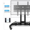 JOuan Universal TV Stand Mobile TV Cart On Wheels For 32-70 Inch TVs, Height Adjustable Rolling Floor Stand, For Home Office Portable Use, With Cable Management view 4