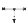 Universal TV Stand Monitor Mount, Dual Monitor Stand Mount Fits 15-27inch Computer Screens, With C-Clamp And Perforation Base, Each Arm Holds 2.2 To 22lbs view 1