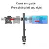 Universal TV Stand Monitor Mount, Dual Monitor Stand Mount Fits 15-27inch Computer Screens, With C-Clamp And Perforation Base, Each Arm Holds 2.2 To 22lbs view 4
