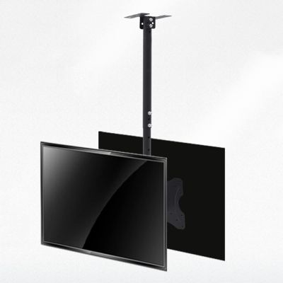 JOuan Universal TV Stand Dual Sided Ceiling TV Mount Bracket, 20-32 Inch Full Motion - 2 Movement Flat/Curved Screen Bracket, Holds Two (2) Screen, Max VESA 200x200mm (Size : 2m)