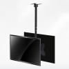 JOuan Universal TV Stand Dual Sided Ceiling TV Mount Bracket, 20-32 Inch Full Motion - 2 Movement Flat/Curved Screen Bracket, Holds Two (2) Screen, Max VESA 200x200mm (Size : 2m) view 1