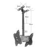 JOuan Universal TV Stand Dual Sided Ceiling TV Mount Bracket, 20-32 Inch Full Motion - 2 Movement Flat/Curved Screen Bracket, Holds Two (2) Screen, Max VESA 200x200mm (Size : 2m) view 2