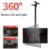 JOuan Universal TV Stand Dual Sided Ceiling TV Mount Bracket, 20-32 Inch Full Motion - 2 Movement Flat/Curved Screen Bracket, Holds Two (2) Screen, Max VESA 200x200mm (Size : 2m) view 4