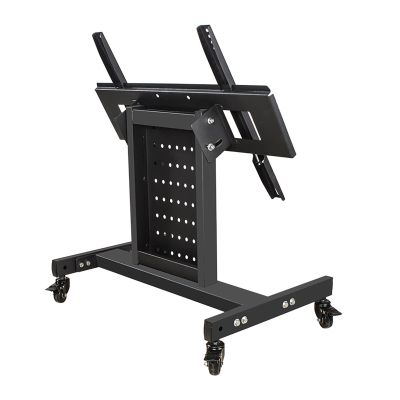 Universal TV Stand Mobile TV Cart, Height Adjustable Rolling Mobile TV Stand, For 32-75 Inch LED LCD Flat Or Curved Screen TVs, Max VESA 600x400mm
