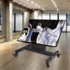 Universal TV Stand Mobile TV Cart, Height Adjustable Rolling Mobile TV Stand, For 32-75 Inch LED LCD Flat Or Curved Screen TVs, Max VESA 600x400mm view 3