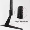 Universal TV Stand Table Top TV Stand, Height Adjustable Tabletop TV Base, Triangular Stable Structural Support, Fits Most 32-65 Inch TVs, Multiple VESA Patterns view 4