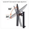 JOuan Universal TV Stand Table Top TV Stand, Height Adjustable, Tilt, Swivel Tabletop TV Base With Heavy Duty Metal Base, For 10 To 27 Inch Flat TV, Max VESA 100x100mm view 4