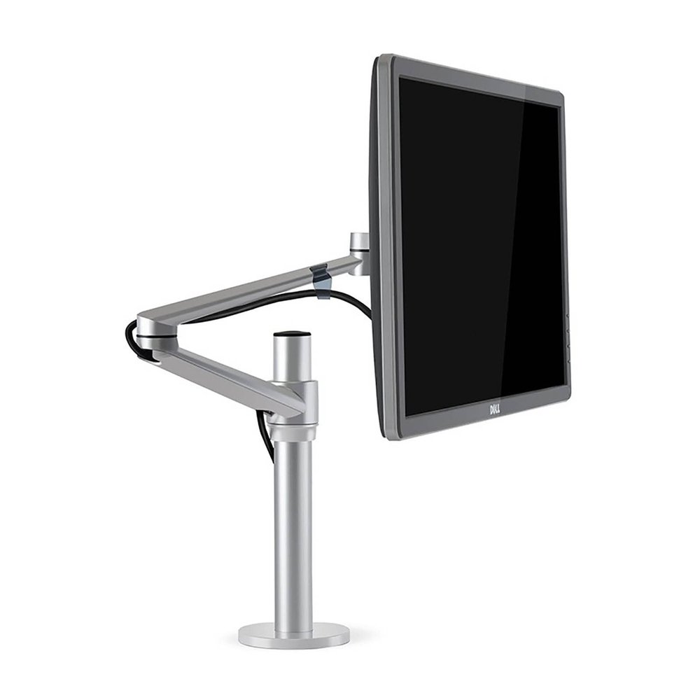 Universal TV Stand Monitor Mount, Monitor Arm With Height Adjustable, Swivel, Tilt, Freestanding Monitor Stand Mount Fits 10-32inch LED Computer Screens (Color : B)