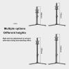 Universal TV Stand Single Monitor Stand, Freestanding VESA Monitor Desk Mount Fits 27'' To 43'' Computer Screen, Height Adjustable Monitor Mount With Heavy Duty Steel Base (Size : 500mm) view 3