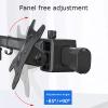 Universal TV Stand Six Monitor Mount, Monitor Arm Stand For 6 / Six Screens Up To 27 Inch, Height Adjustable Monitor Desk Mount Stand view 3