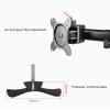 Universal TV Stand Six Monitor Mount, Monitor Arm Stand For 6 / Six Screens Up To 27 Inch, Height Adjustable Monitor Desk Mount Stand view 4