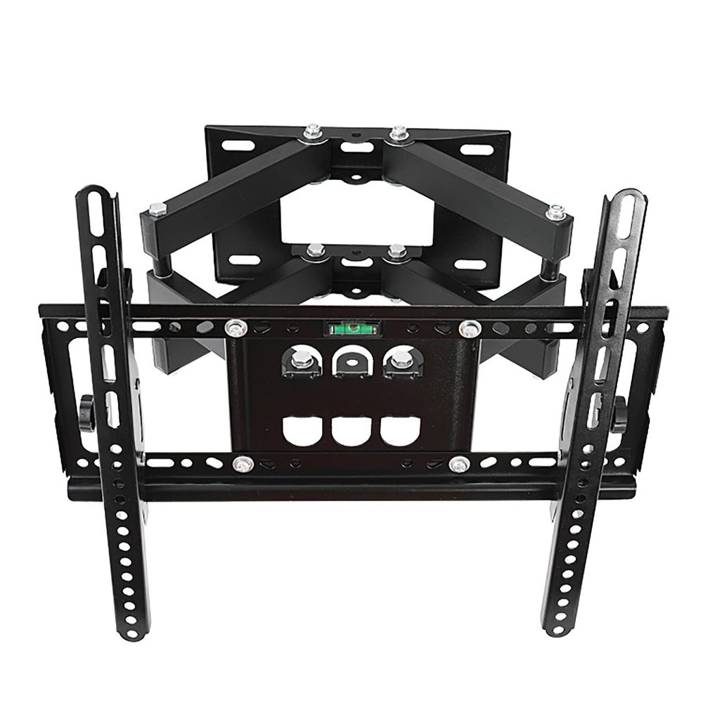Universal TV Stand Full Motion TV Wall Mount For 26-55 Inch Screen, TV Mount Bracket Articulating Swivel Extension Tilting Leveling Max VESA 400x400mm
