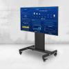 JOuan Universal TV Stand Low Height Mobile TV Stand For 32-65 Inch TVs, Height Adjustable Mobile TV Cart With Locking Wheels And Tilt Mount For Home Office Portable Use view 1