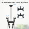JOuan Universal TV Stand TV Double TV Ceiling Mount For 40-86 Inch, Hanging Full Motion TV Mount Bracket, Holds 2 Back To Back TVs, Height Adjustable view 3
