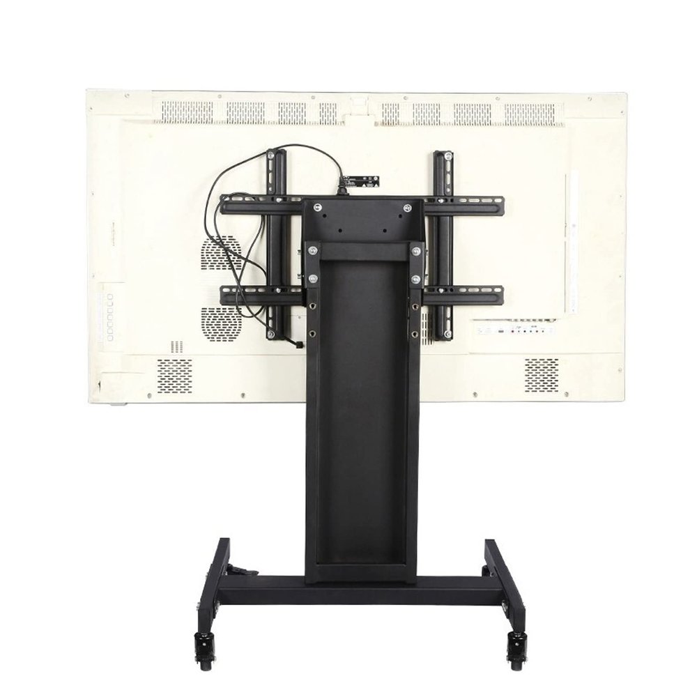 Universal TV Stand Rolling/Mobile TV Cart With Wheels For 32-65 Inch TVs, Portable Mobile TV Cart Display Stand With Height Adjustable, Holds Up To 50kg/110 Lbs