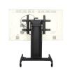 Universal TV Stand Rolling/Mobile TV Cart With Wheels For 32-65 Inch TVs, Portable Mobile TV Cart Display Stand With Height Adjustable, Holds Up To 50kg/110 Lbs view 1