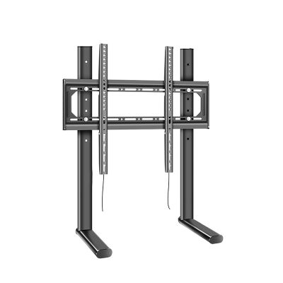 Universal TV Stand Table Top TV Stand, Tabletop TV Base For 42-85 Inch Flat Screen, Drawstring Buckle Lock Design, Height Adjustable, Max VESA 600x500mm