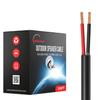 Cables Direct Online 250FT 16AWG Outdoor Speaker Cable Oxygen Free Copper 2-Conductors, Direct Burial, Weather Resistant, UV CL3 CM Rated, OFC Strands Low Voltage, Pull Box view 1