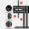 Universal TV Stand Table Top TV Stand For 40-65inch, Height Adjustable Tabletop TV Base With Tempered Glass Base, VESA Up To 600x400 Mm, With Loading 50kg/110lbs view 3