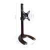 Universal TV Stand Single Monitor Desk Mount For 17-27" Computer Screens, Height Adjustable Black Freestanding Single Monitor Mount, Holds One (1) Screen view 2
