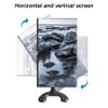 Universal TV Stand Single Monitor Desk Mount For 17-27" Computer Screens, Height Adjustable Black Freestanding Single Monitor Mount, Holds One (1) Screen view 3