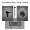 Universal TV Stand Tilt Swivel LCD Ceiling TV Mount, Fits Most 32-65 Inch LCD Flat Screen And Curved TVs, Max Loading Up To 50kg/110 Lbs, Max VESA 600x400 Mm (Size : 1.5m) view 3