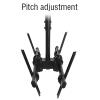 Universal TV Stand tv wall mount Dual Screen Ceiling TV Mount Bracket, Fits 32-70 Inch LCD Flat Screen And Curved TVs, Max VESA 600x400mm, Easy To Assemble view 3
