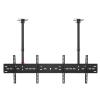 JOuan Universal TV Stand Ceiling TV Mount, Dual Screen TV Ceiling Mount For 32"" To 43"" TVs, Telescoping Adjustable Height Pole, Mount On Flat Roofs Or Sloping Ceilings view 1