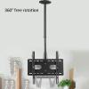 JOuan Universal TV Stand Tv wall mount Adjustable Ceiling TV Mount Bracket, Fits Most 42-70"" LCD Plasma Monitor Flat Panel Screen, Displays Tilt / 360Swivel (Size : 1m) view 3