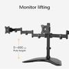 Universal TV Stand Three-screen monitor stand, desktop triple screen LCD computer screen hanger, game splicing screen base stand, any angle adjustment view 4