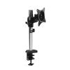 TV Stand Universal Monitor Stand, Single Monitor Arm Adjustable Height/Angle, Fits 17-32 Inch Screen, Holds 1 Screen Up to 17.6 lbs/8 kg with VESA 75 x 75 or view 1