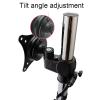 TV Stand Universal Monitor Stand, Single Monitor Arm Adjustable Height/Angle, Fits 17-32 Inch Screen, Holds 1 Screen Up to 17.6 lbs/8 kg with VESA 75 x 75 or view 4