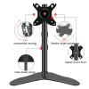 Universal TV Stand Single Monitor Desk Mount, LCD Computer Monitor Free-Standing Desk Stand Riser For 17 Inch To 27 Inch Screen, Holds Up To 10kg/22.0lbs (Size : 61cm) view 4