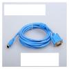 AJOHBM DOP-FX for Delta HMI DOP-107BV/107EV DOP-130BQ Connect to FX3U FX2N FX3G Series PLC Programming Cable DOP A/B-FX (Color : DOP(B)-FX(Goldplate), Size : 2m) view 1