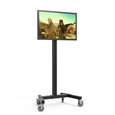 Universal TV Stand Rolling TV Stand, Swivel, Tilt Mobile TV Cart With Wheels For 15-27 Inch TVs, VESA Compatible Up To 100mm, Height Adjustable