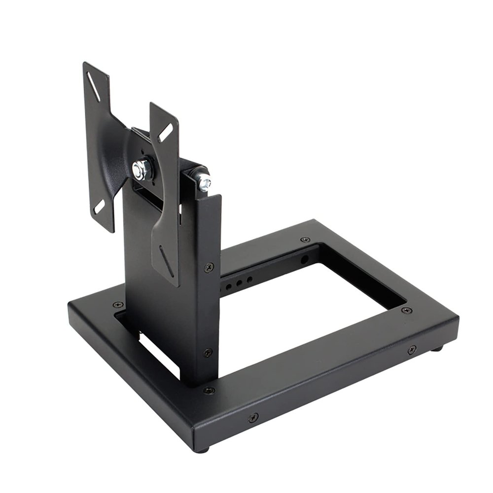 JOuan Universal TV Stand Monitor Stand Mount, 12-24 Inch Folding Monitor Desk Mount Stand, 360 Rotation Of The Display, Max VESA 100x100mm