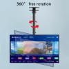 Universal TV Stand tv wall mount Full Motion 360 Rotation Ceiling TV Mount, Fits Most 26-50 Inch LED Screen Display, With Loading 110 Lbs, White (Size : 1m) view 3