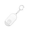 Hemoton Emergency Alarm Device for Women Personal Safety Alarm with Led Light Compact Keychain for Joggers Elderly and Night Workers White view 1
