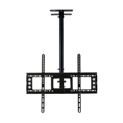 Universal TV Stand TV Ceiling Mount, Adjustable Ceiling TV Wall Mount Tilt Bracket For 32 To 72 Inch Curved Flat Screen, Height Extension Up To 100cm/39.3 Inch