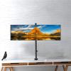 Universal TV Stand Dual Monitor Stand, Heavy Duty Fully Adjustable Dual Monitor Arms Desk Mount For For 2 Monitor, Monitor Arm Mount Fits 19-27 Inch Monitor view 1