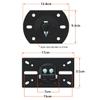 JOuan Universal TV Stand Speaker Wall Ceiling Mount Stand, Rotatable Angle, Adjustable Swivel Tilt Speaker Mount Bracket, Home Surround Sound System view 3