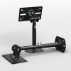 JOuan Universal TV Stand Speaker Wall Ceiling Mount Stand, Rotatable Angle, Adjustable Swivel Tilt Speaker Mount Bracket, Home Surround Sound System view 4