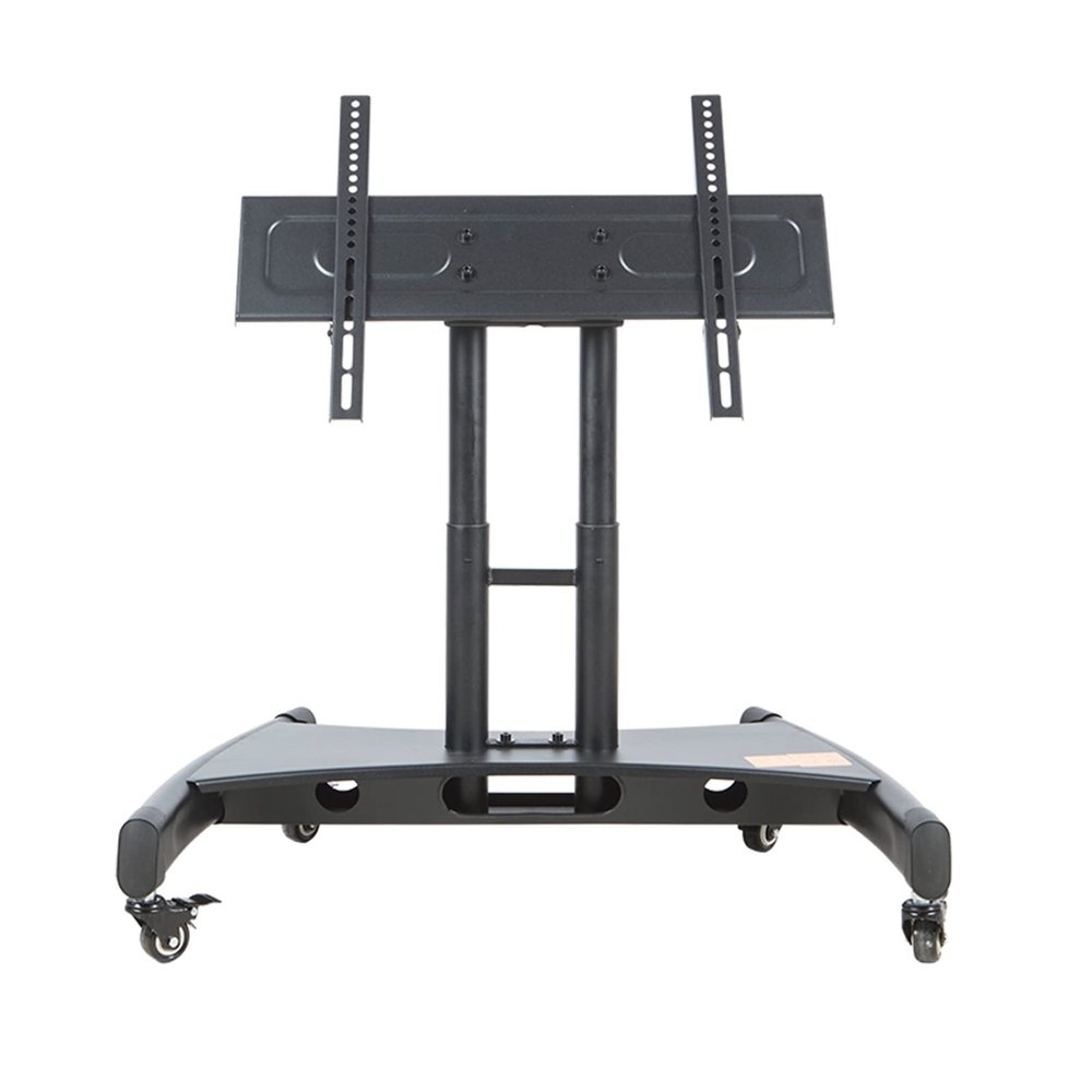 Universal TV Stand Low Height Monitor Cart, 0-90Adjustable Viewing Angle Rolling TV Stand, Mobile TV Cart With Wheel For 32-75 Inch Flat Curved Screen TV (Color : B)