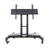 Universal TV Stand Low Height Monitor Cart, 0-90Adjustable Viewing Angle Rolling TV Stand, Mobile TV Cart With Wheel For 32-75 Inch Flat Curved Screen TV (Color : B) view 1