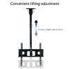 JOuan Universal TV Stand tv wall mount Ceiling TV Mount Bracket, Tilt, Swivel Black TV Stand, For 32 To 60 Inch And 110lbs LCD Flat Screen TVs (Size : 2.1-2.5m) view 3