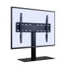 Universal TV Stand Universal TV Stand, Height Adjustable Pedestal TV Mount With Tempered Glass Base, Fits 32-55 Inch TVs, Max VESA 600x400mm view 1