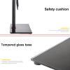 Universal TV Stand Universal TV Stand, Height Adjustable Pedestal TV Mount With Tempered Glass Base, Fits 32-55 Inch TVs, Max VESA 600x400mm view 4